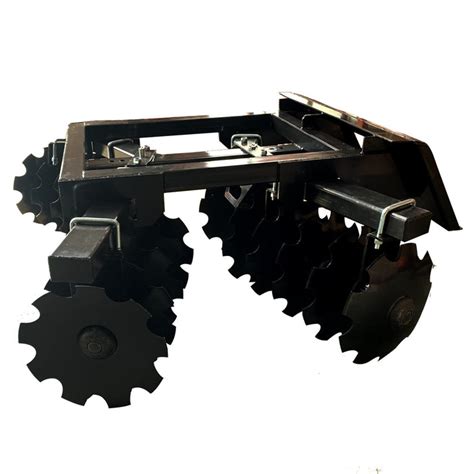 skid steer disk harrow|everything attachments disc harrow.